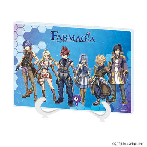 『FARMAGIA(ファーマギア)』アクリルアートボード(A5サイズ)「『FARMAGIA(ファーマギア)』」01/集合デザイン(公式イラスト)